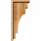 Ekena Millwork Mediterranean Rough Sawn Corbel w/Backplate, Western Red Cedar, 8"W x 10"D x 22"H COR08X10X22MED01RWR - alternate 4